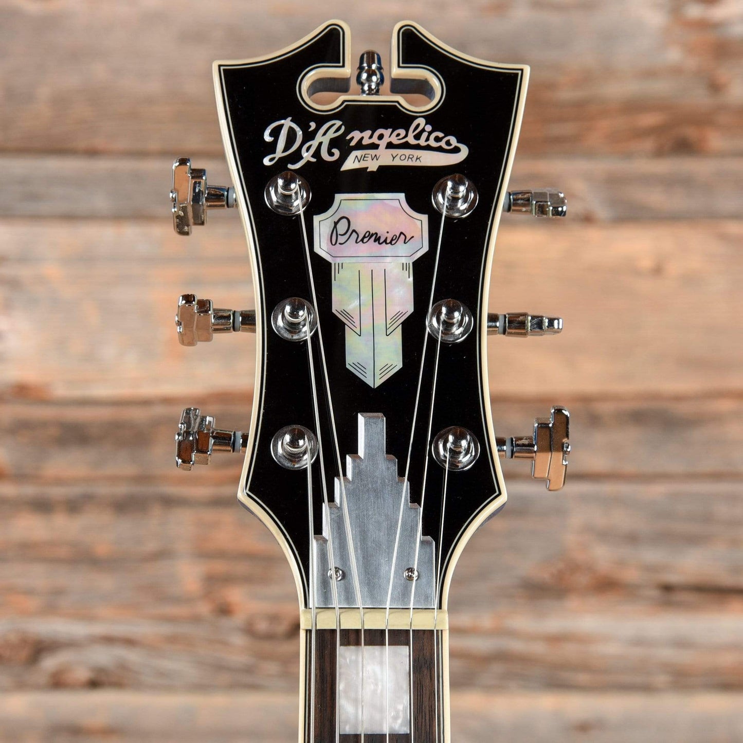 D'Angelico Premier DC Boardwalk Blue Burst 2019 Electric Guitars / Semi-Hollow