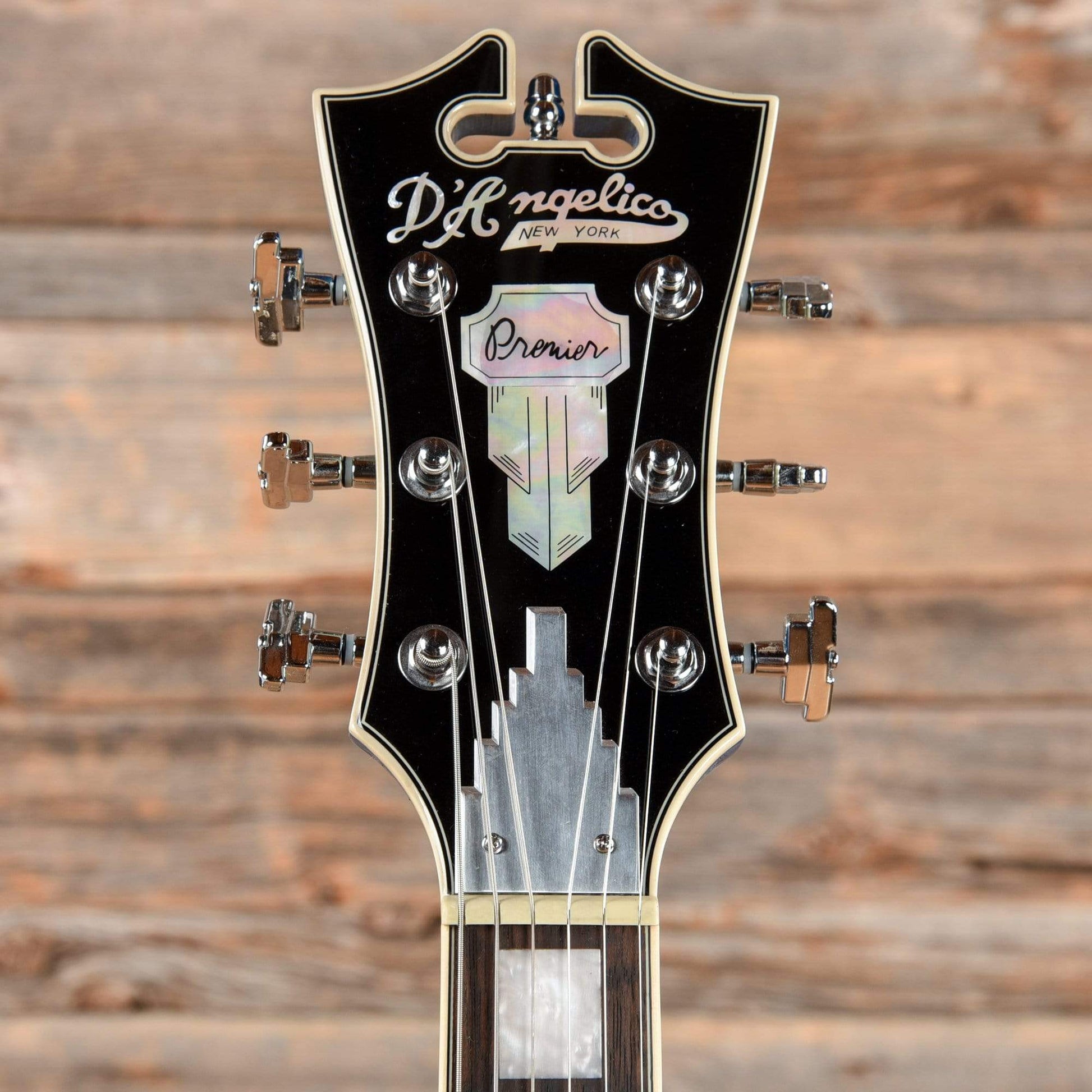 D'Angelico Premier DC Boardwalk Blue Burst 2019 Electric Guitars / Semi-Hollow