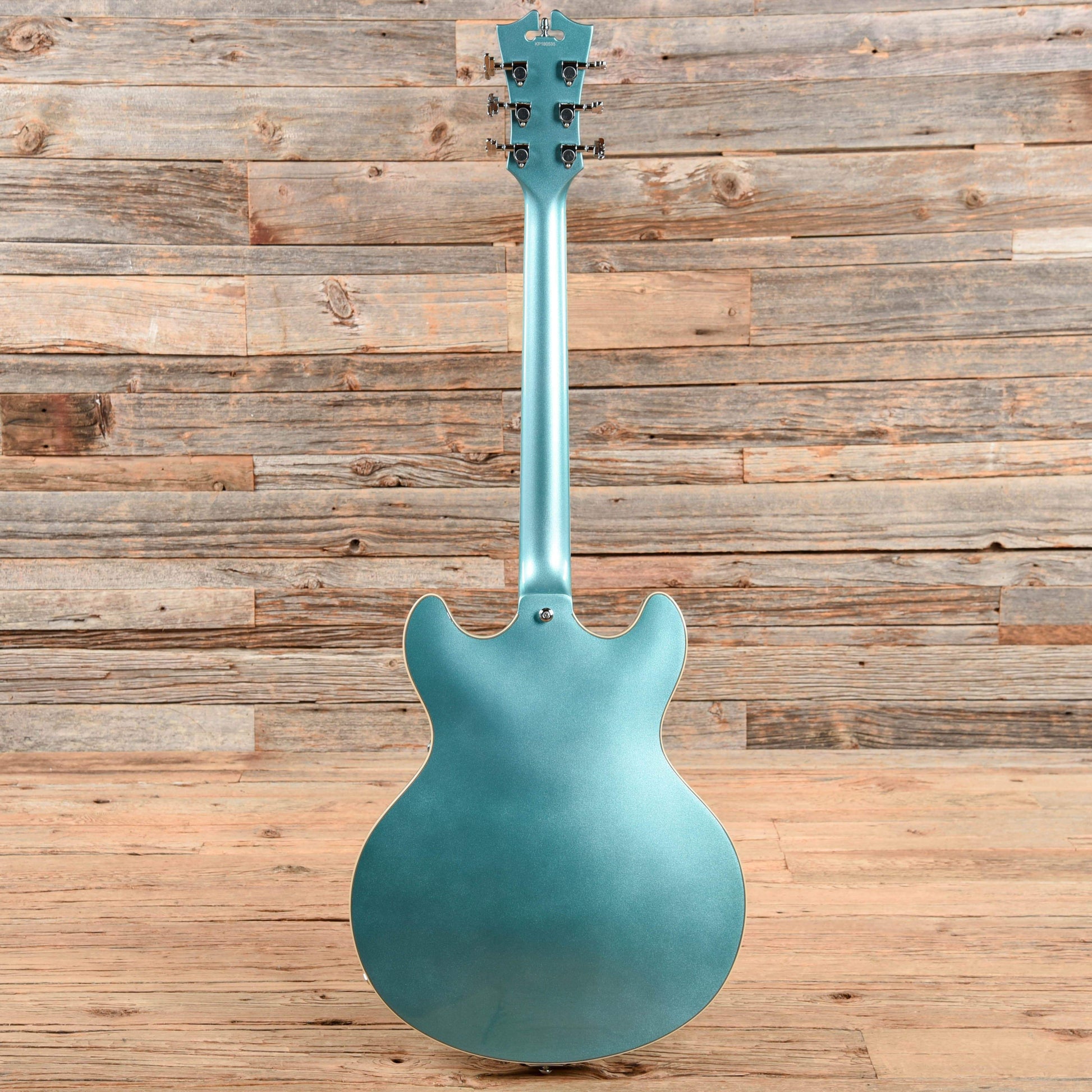 D'Angelico Premier DC Semi-Hollow Double Cutaway Ocean Turquoise 2018 Electric Guitars / Semi-Hollow