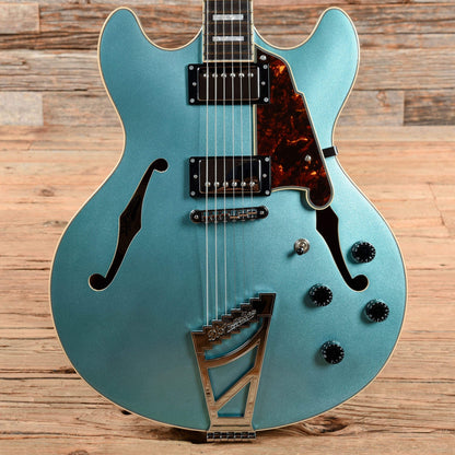 D'Angelico Premier DC Semi-Hollow Double Cutaway Ocean Turquoise 2018 Electric Guitars / Semi-Hollow