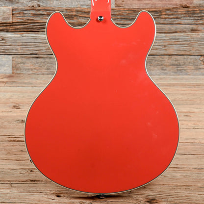 D'Angelico Premier DC Semi-Hollow Double Cutaway with Stop-Bar Tailpiece Fiesta Red Electric Guitars / Semi-Hollow