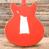 D'Angelico Premier DC Semi-Hollow Double Cutaway with Stop-Bar Tailpiece Fiesta Red Electric Guitars / Semi-Hollow