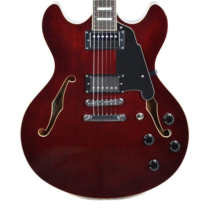 D'Angelico Premier DC Trans Wine Stop Bar Electric Guitars / Semi-Hollow