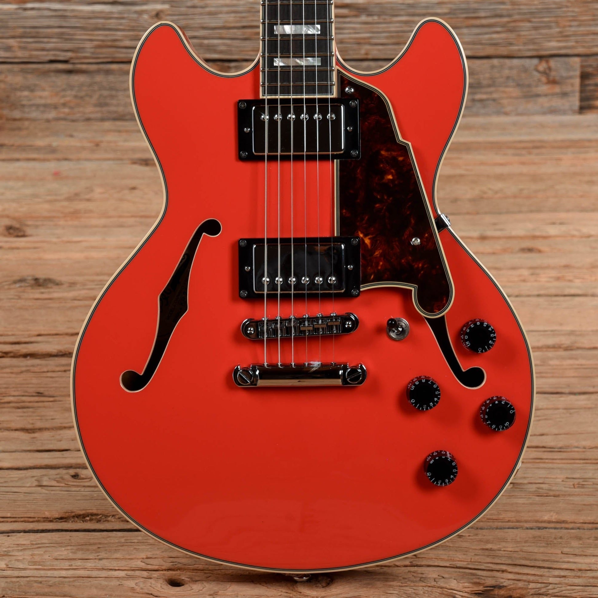 D'Angelico Premier Mini DC Fiesta Red 2020 Electric Guitars / Semi-Hollow
