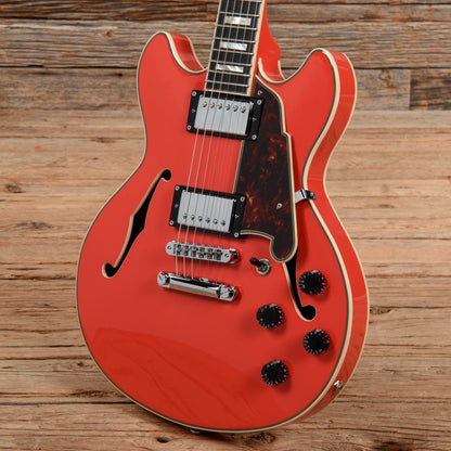 D'Angelico Premier Mini DC Fiesta Red 2020 Electric Guitars / Semi-Hollow
