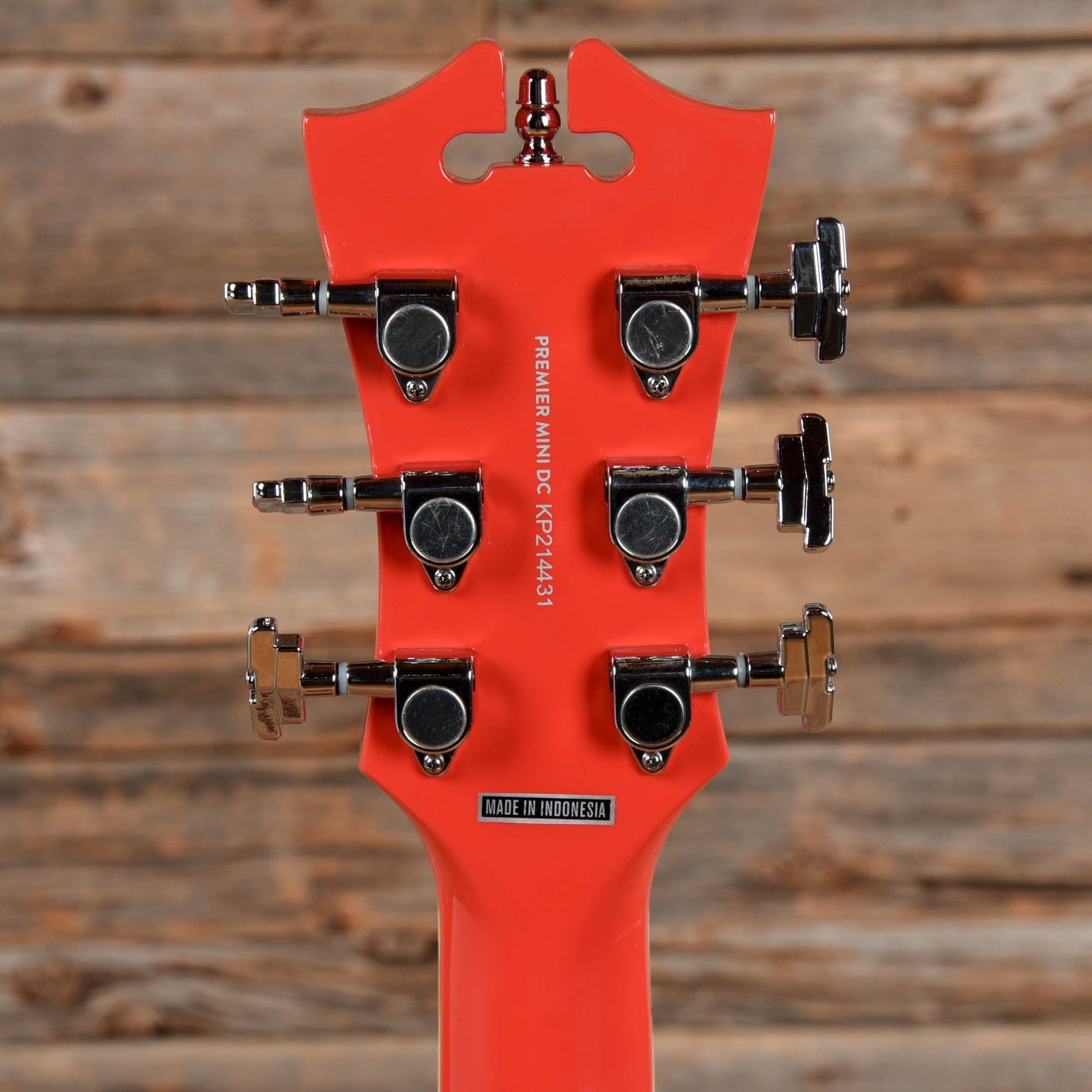 D'Angelico Premier Mini DC Fiesta Red 2020 Electric Guitars / Semi-Hollow