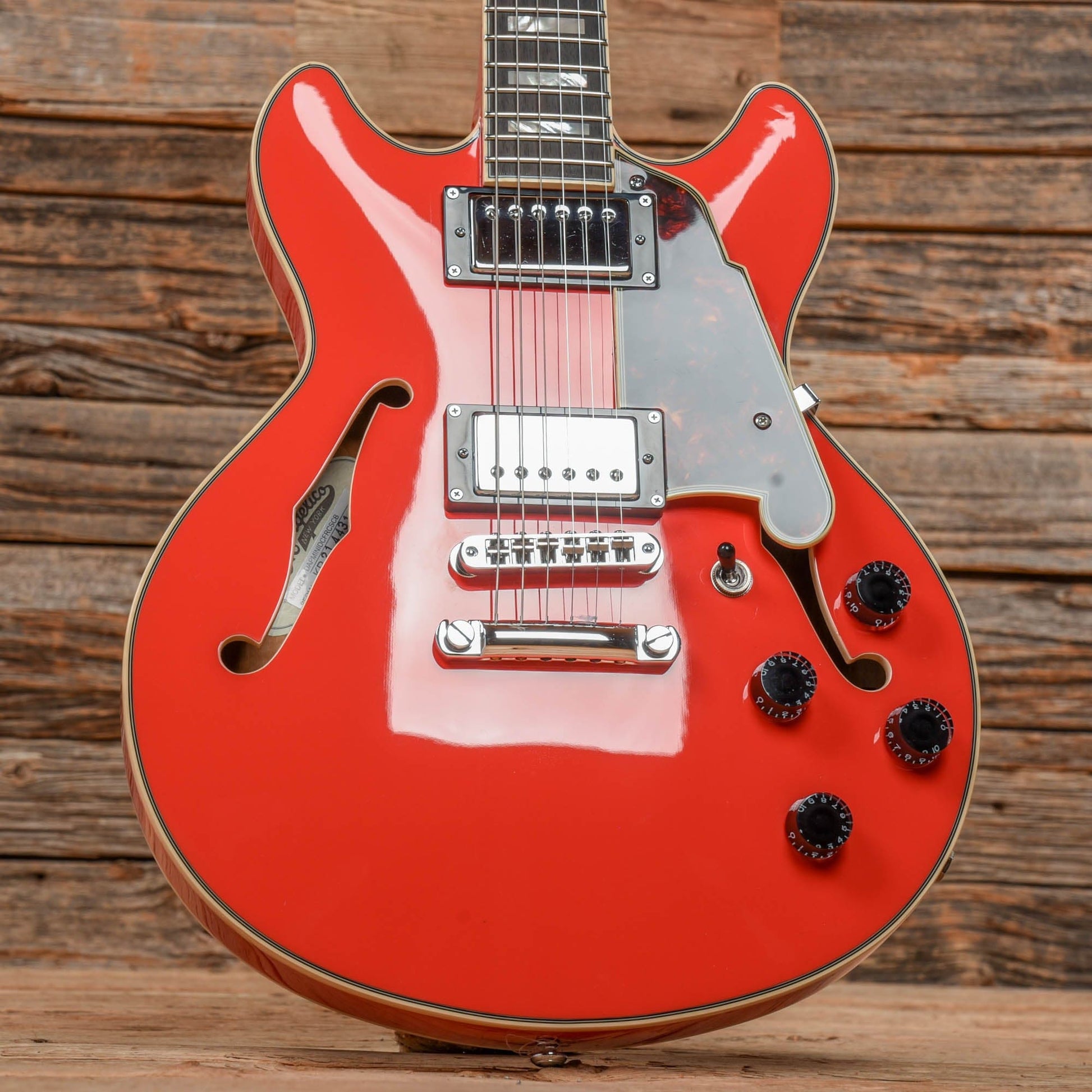 D'Angelico Premier Mini DC Fiesta Red 2020 Electric Guitars / Semi-Hollow