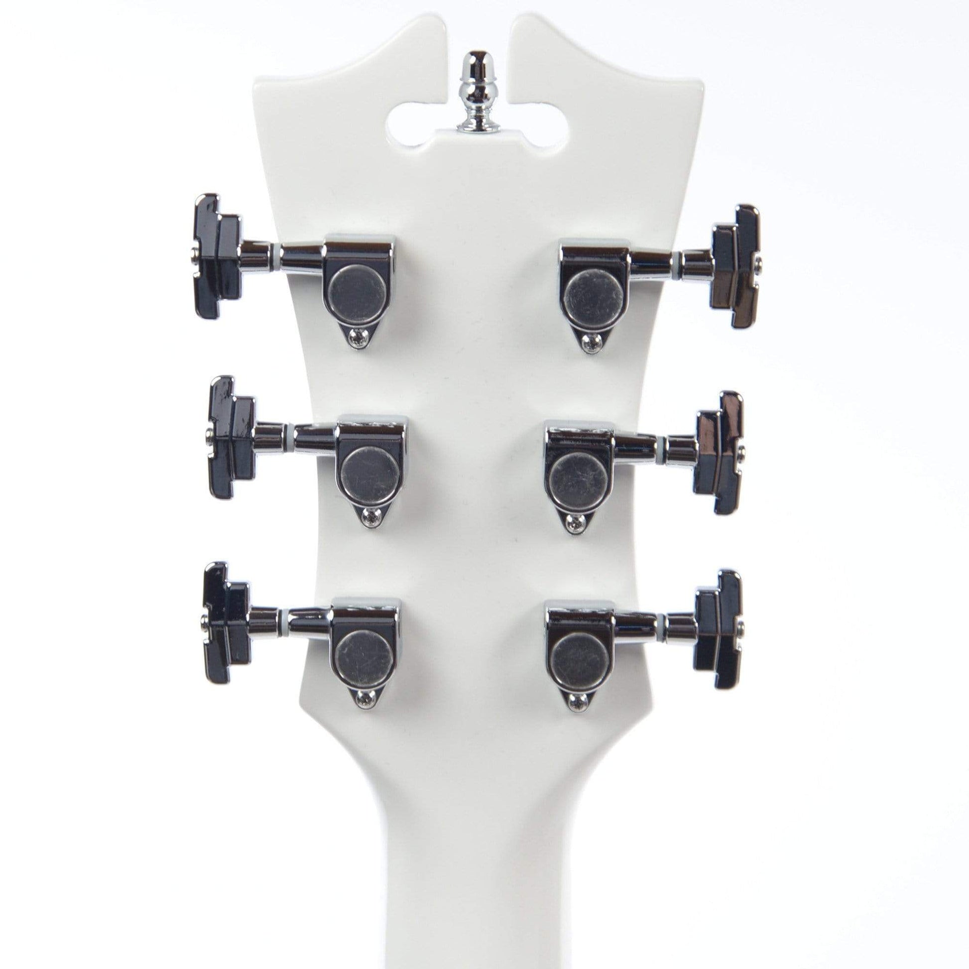 D'Angelico Premier SS Semi Hollow Single Cutaway White Stop Bar Tailpiece Electric Guitars / Semi-Hollow