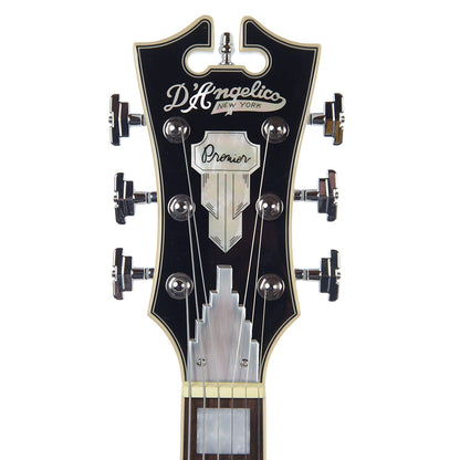 D'Angelico Premier SS Semi Hollow Single Cutaway White Stop Bar Tailpiece Electric Guitars / Semi-Hollow