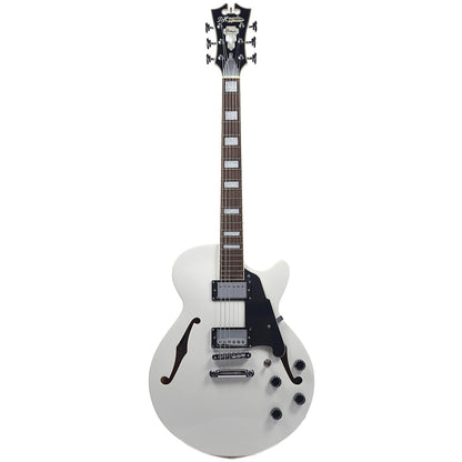 D'Angelico Premier SS Semi Hollow Single Cutaway White Stop Bar Tailpiece Electric Guitars / Semi-Hollow