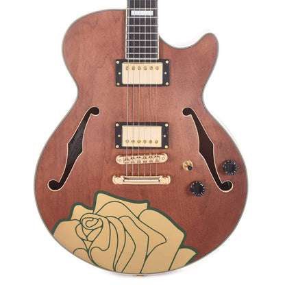 D'Angelico Premiere Grateful Dead SS Satin Walnut Electric Guitars / Semi-Hollow