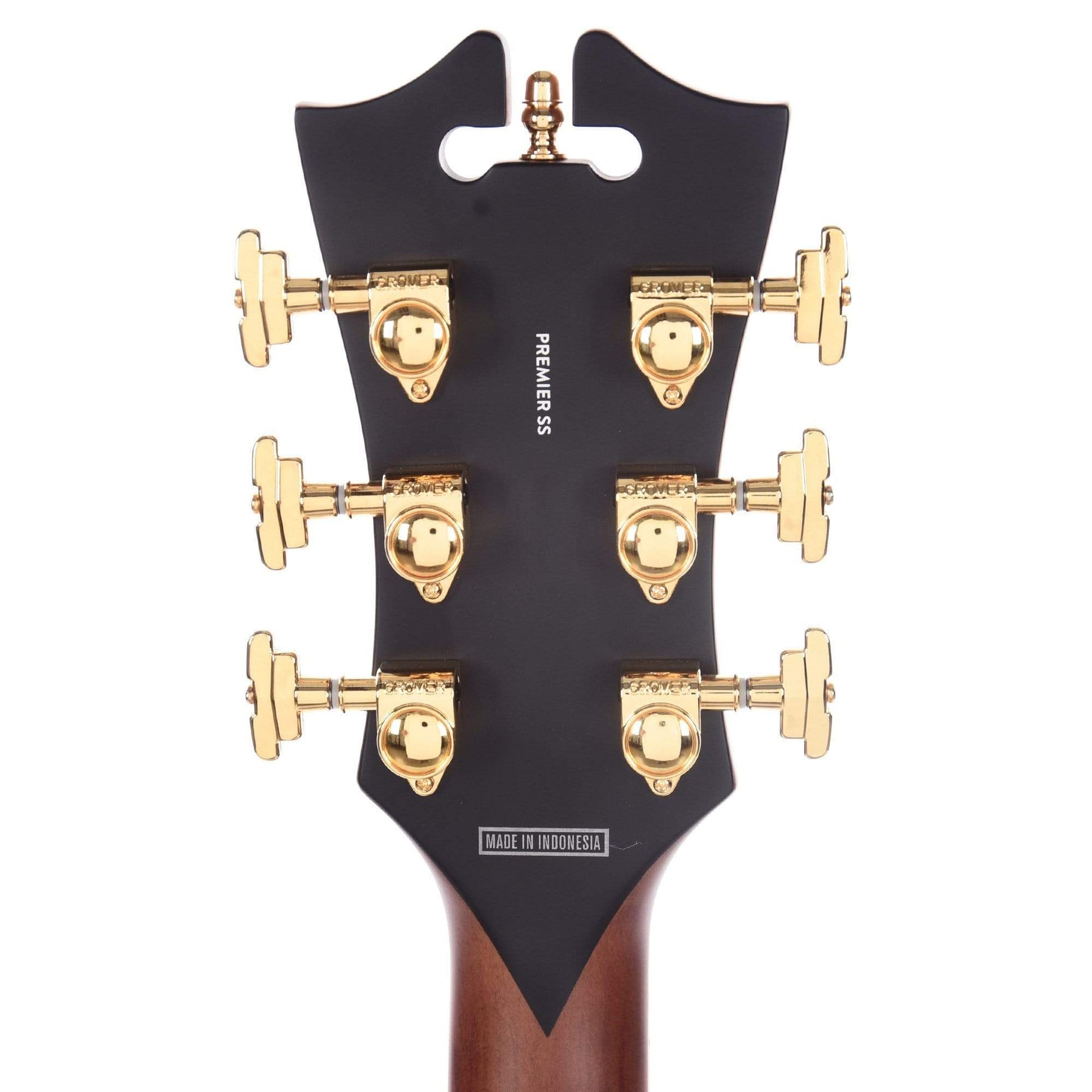 D'Angelico Premiere Grateful Dead SS Satin Walnut Electric Guitars / Semi-Hollow