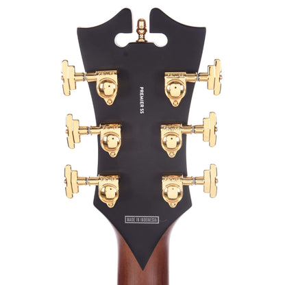 D'Angelico Premiere Grateful Dead SS Satin Walnut Electric Guitars / Semi-Hollow