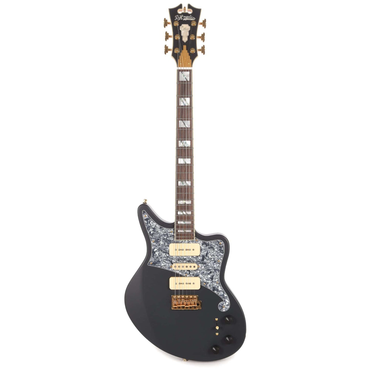 D'Angelico Bob Weir Signature Deluxe Bedford Matte Stone Electric Guitars / Solid Body