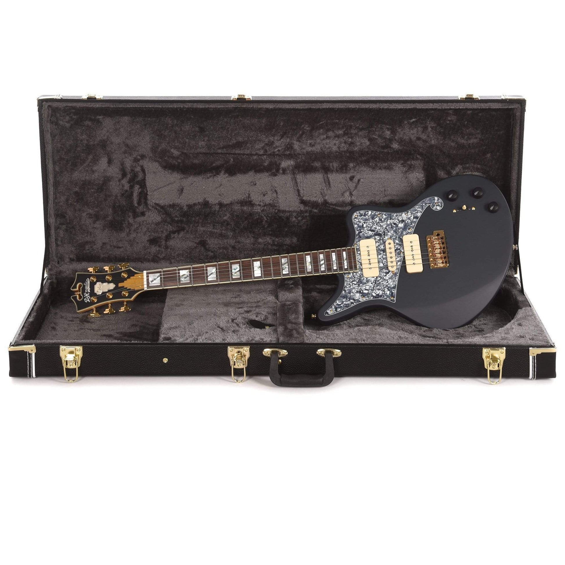 D'Angelico Bob Weir Signature Deluxe Bedford Matte Stone Electric Guitars / Solid Body