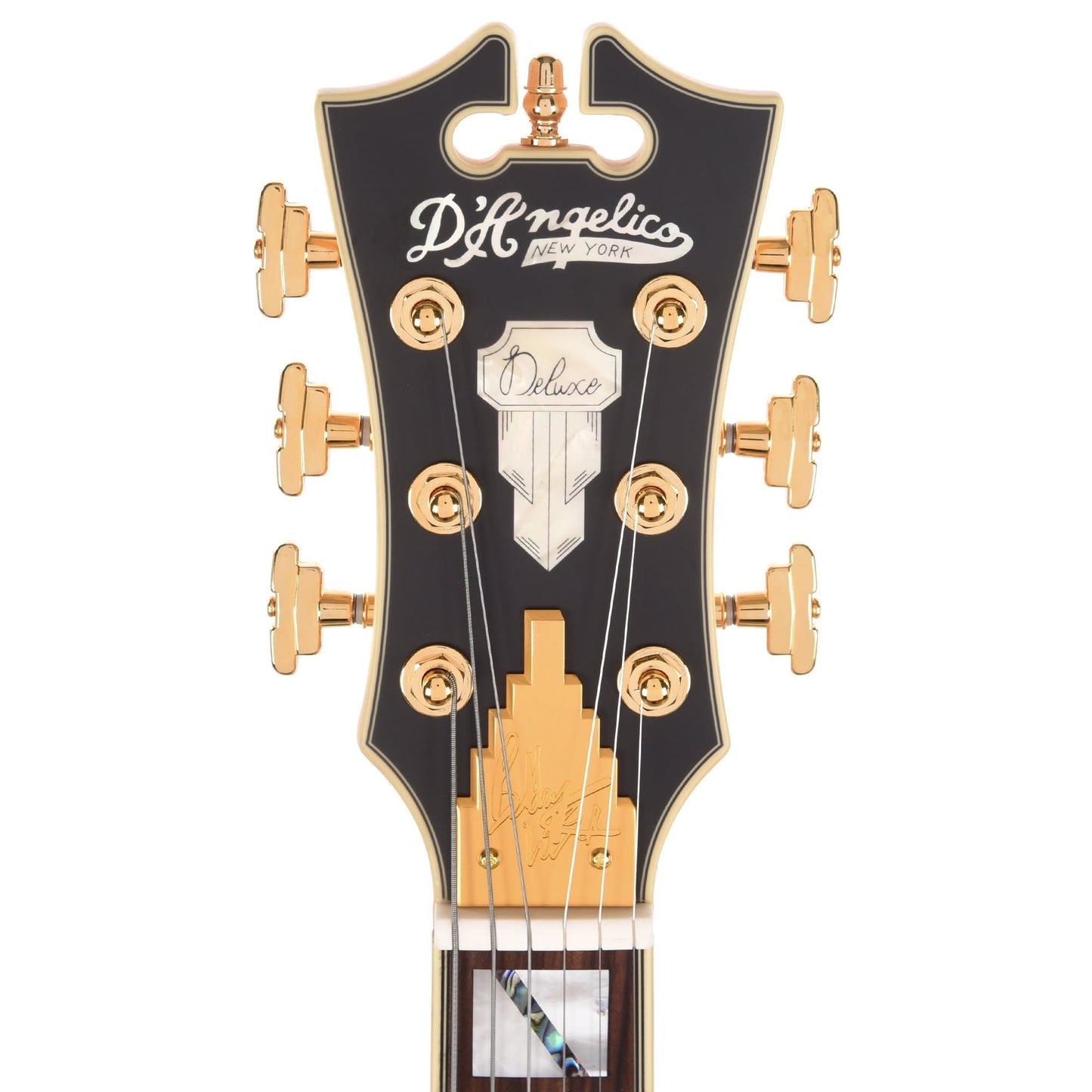 D'Angelico Bob Weir Signature Deluxe Bedford Matte Stone Electric Guitars / Solid Body