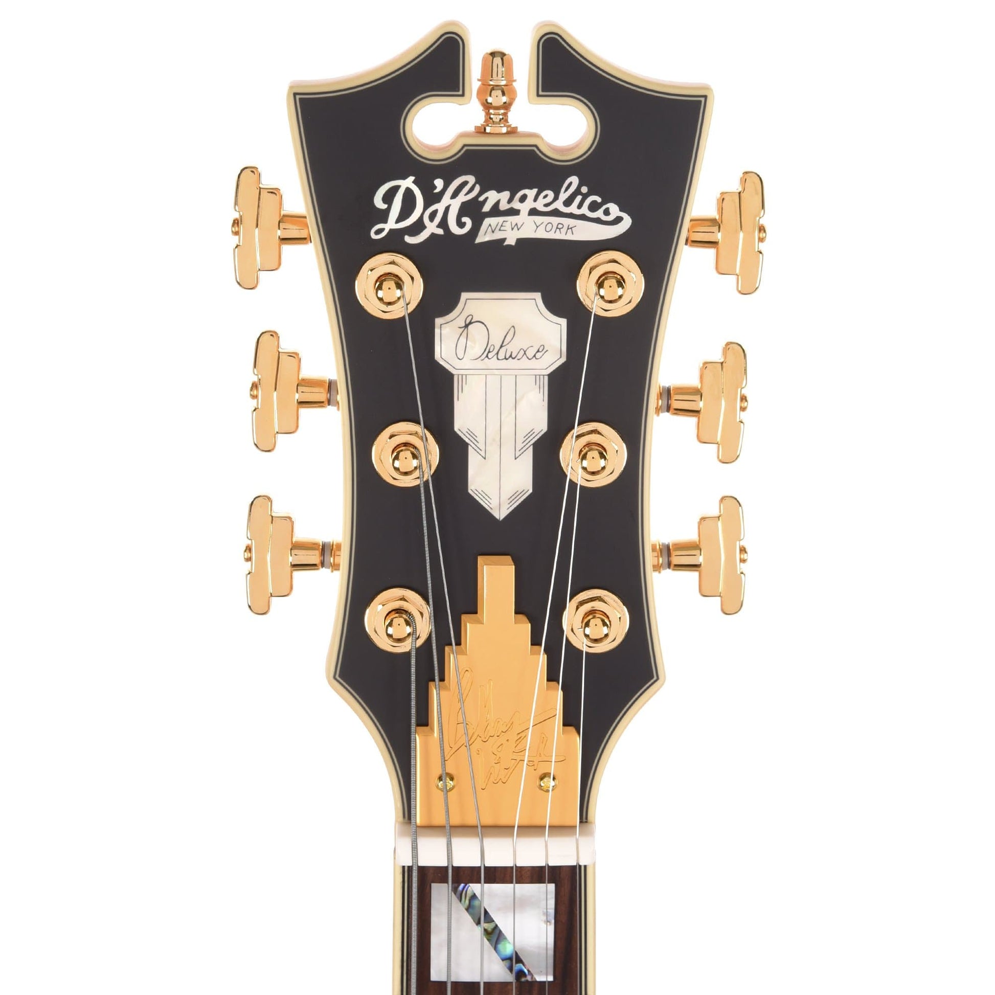 D'Angelico Bob Weir Signature Deluxe Bedford Matte Stone Electric Guitars / Solid Body