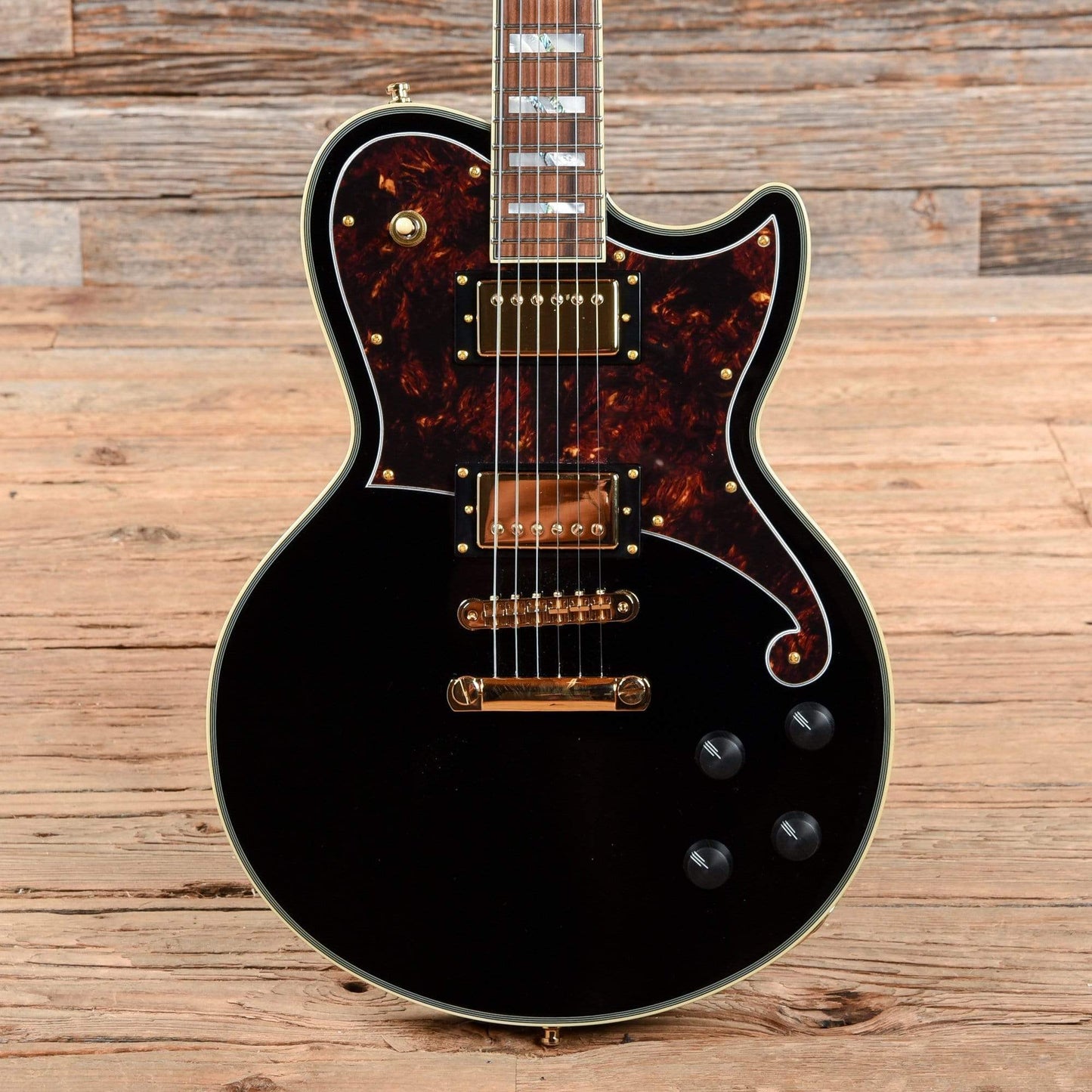 D'Angelico Deluxe Atlantic Black 2019 Electric Guitars / Solid Body