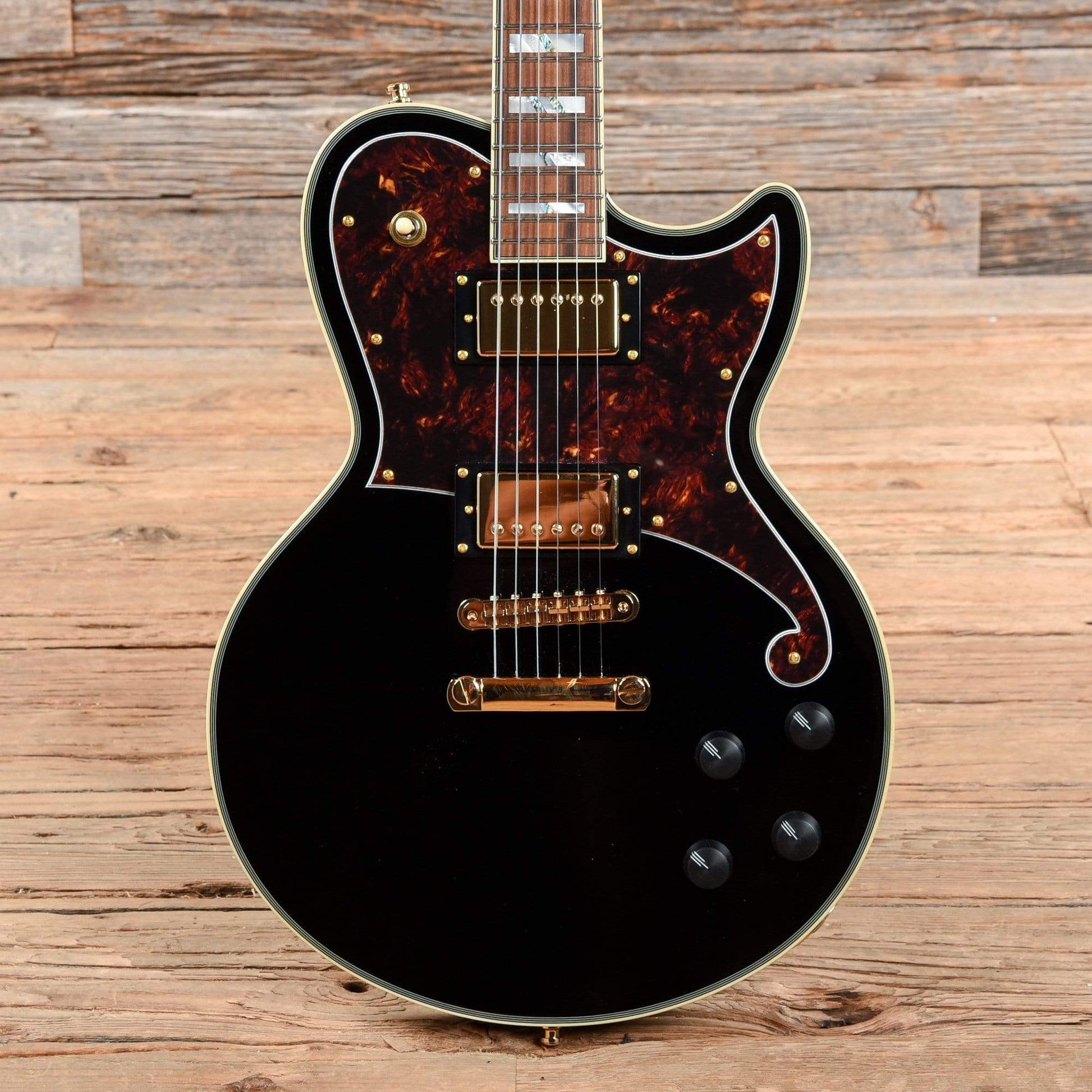 D'Angelico Deluxe Atlantic Black 2019 Electric Guitars / Solid Body