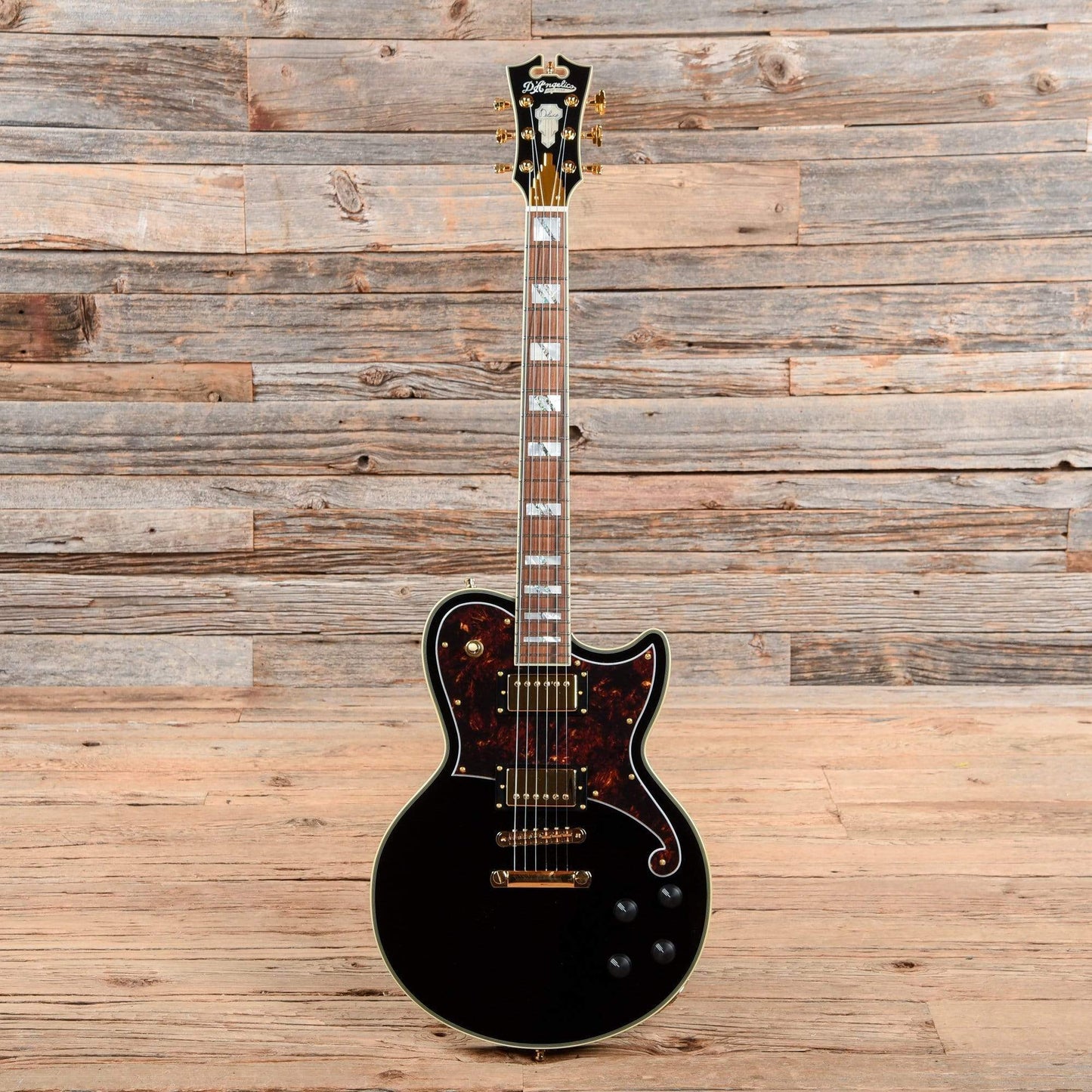 D'Angelico Deluxe Atlantic Black 2019 Electric Guitars / Solid Body