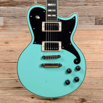 D'Angelico Deluxe Atlantic Single Cutaway HH with Stoptail Matte Surf Green 2020 Electric Guitars / Solid Body