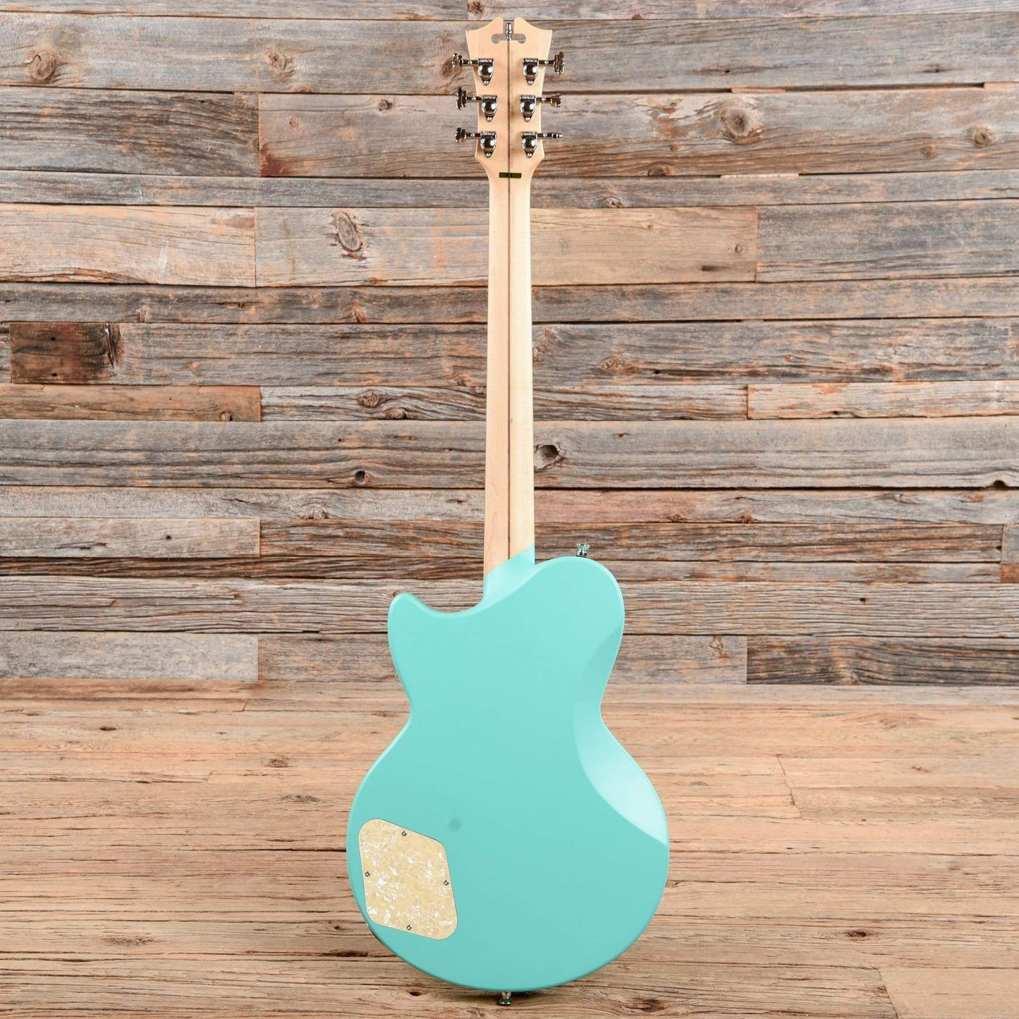 D'Angelico Deluxe Atlantic Single Cutaway HH with Stoptail Matte Surf Green 2020 Electric Guitars / Solid Body