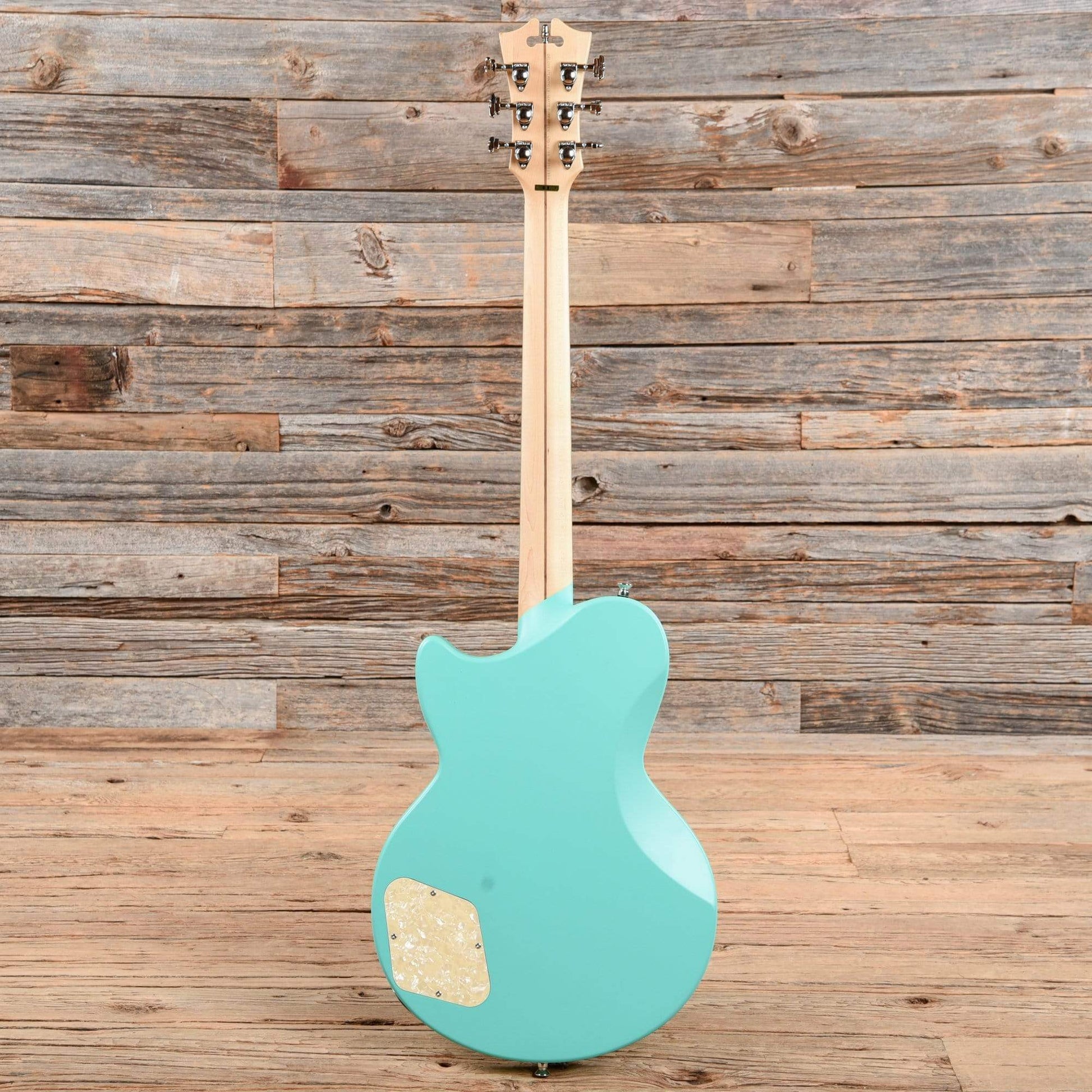 D'Angelico Deluxe Atlantic Single Cutaway HH with Stoptail Matte Surf Green 2020 Electric Guitars / Solid Body