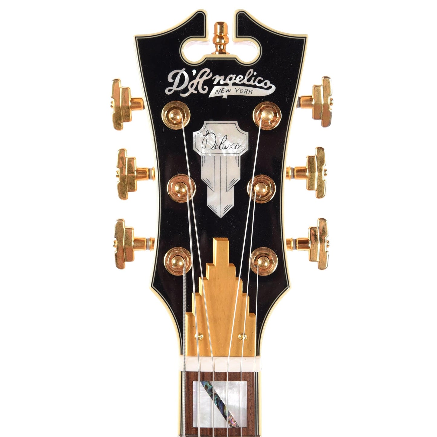 D'Angelico Deluxe Bedford Vintage White w/Seymour Duncan '59/SC Electric Guitars / Solid Body