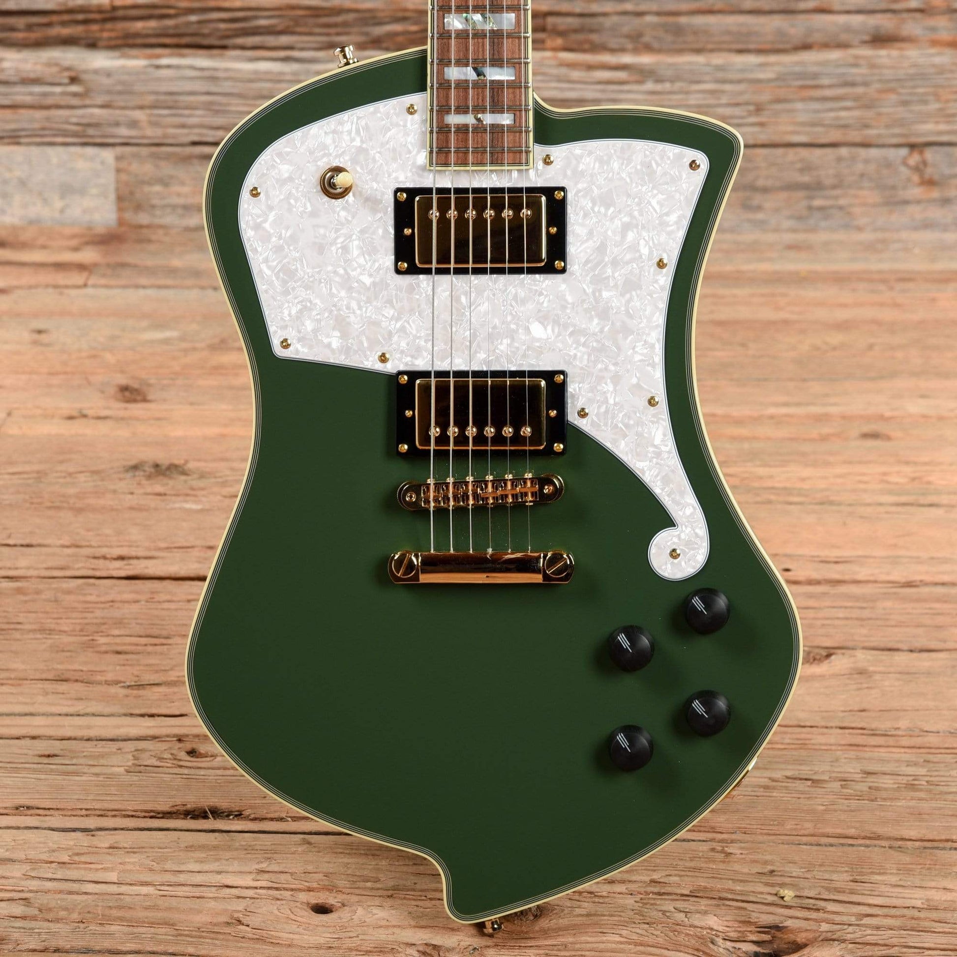 D'Angelico Deluxe Ludlow HH Hunter Green 2018 Electric Guitars / Solid Body