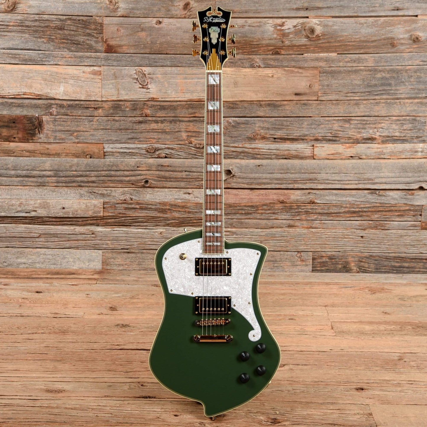 D'Angelico Deluxe Ludlow HH Hunter Green 2018 Electric Guitars / Solid Body