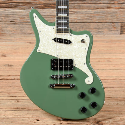 D'Angelico Premier Bedford Offset HS with Stoptail Army Green 2018 Electric Guitars / Solid Body
