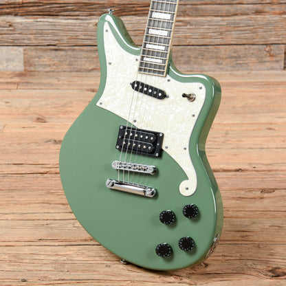 D'Angelico Premier Bedford Offset HS with Stoptail Army Green 2018 Electric Guitars / Solid Body