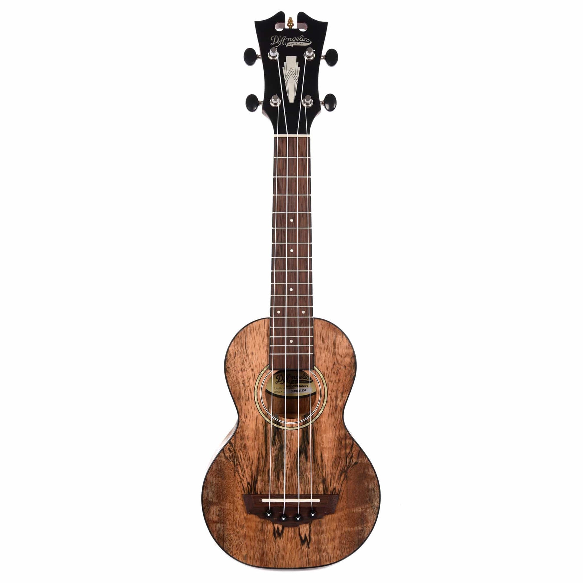 D'Angelico Montauk Soprano Spalted Mango Ukulele Folk Instruments / Ukuleles