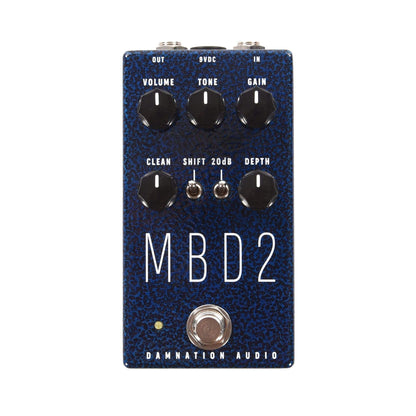 Damnation Audio MBD-2 MOSFET Bass Distortion Blue Hammertone Effects and Pedals / Bass Pedals