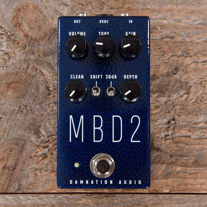 Damnation Audio MBD-2 MOSFET Bass Distortion Blue Hammertone Effects and Pedals / Bass Pedals