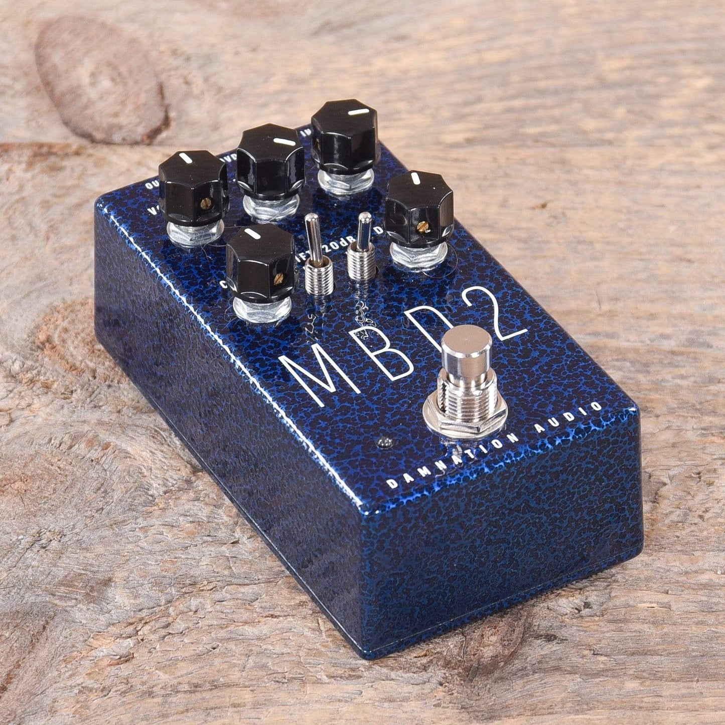 Damnation Audio MBD-2 MOSFET Bass Distortion Blue Hammertone Effects and Pedals / Bass Pedals