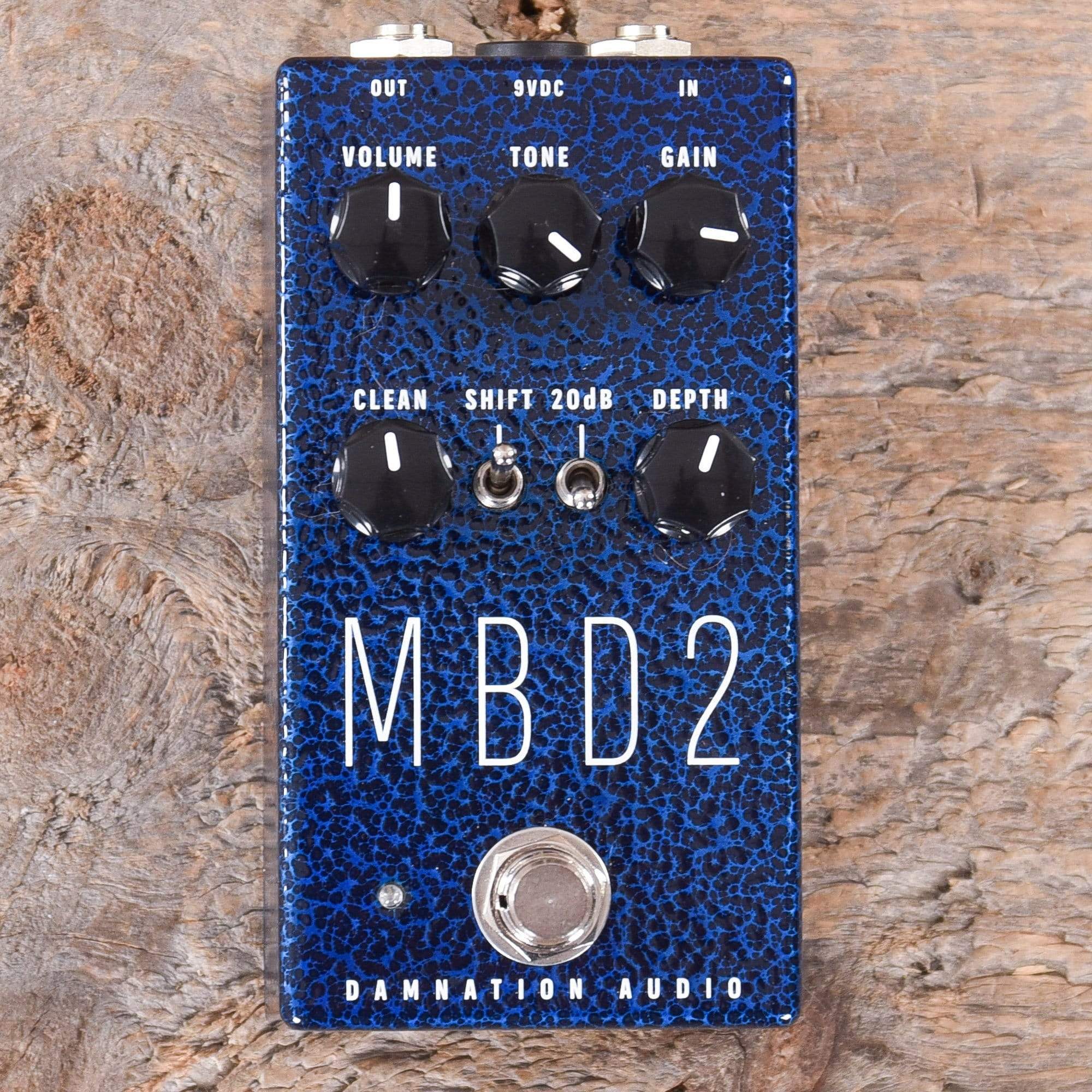 Damnation Audio MBD2 MOSFET Bass Distortion Blue Hammertone Chicago