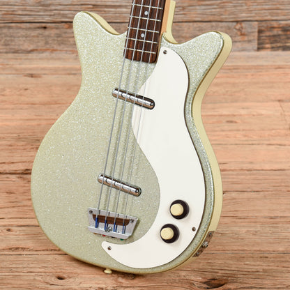 Danelectro DC Bass Silver Sparkle 2003 Bass Guitars / 4-String