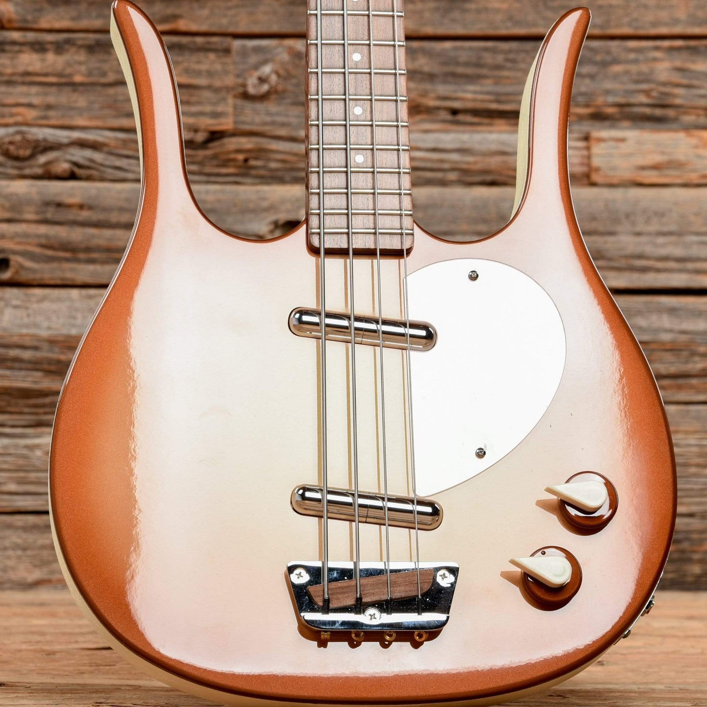 Danelectro Longhorn Bass Copper Burst Bass Guitars / Short Scale
