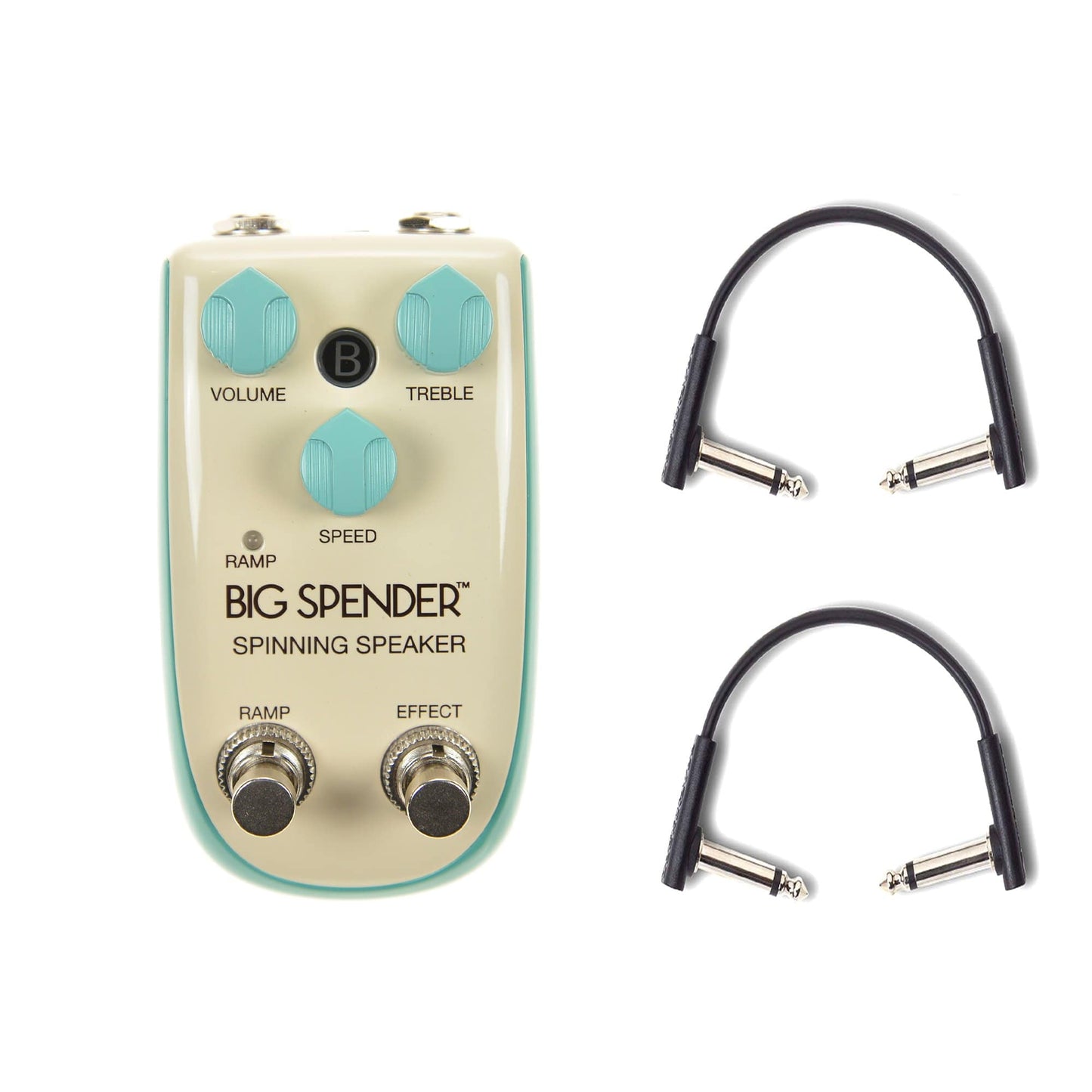 Danelectro Billionaire Big Spender Spinning Speaker w/RockBoard Flat Patch Cables Bundle Effects and Pedals / Chorus and Vibrato