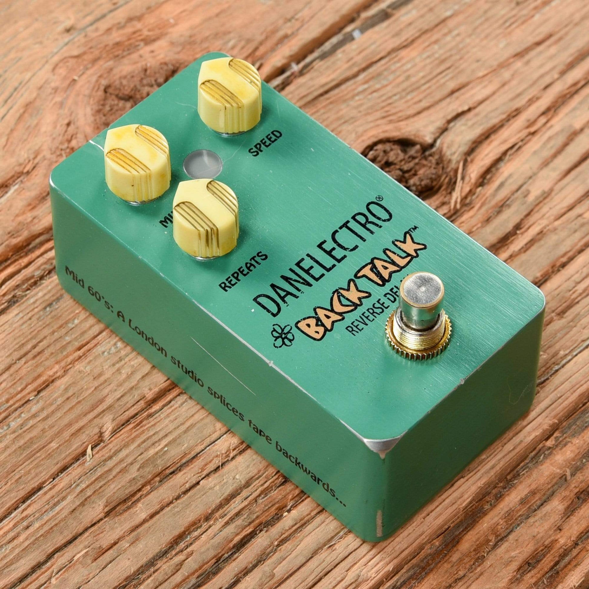back talk pedal Danelectro Back Talk Reverse Delay Reissue – Chicago Music Exchange