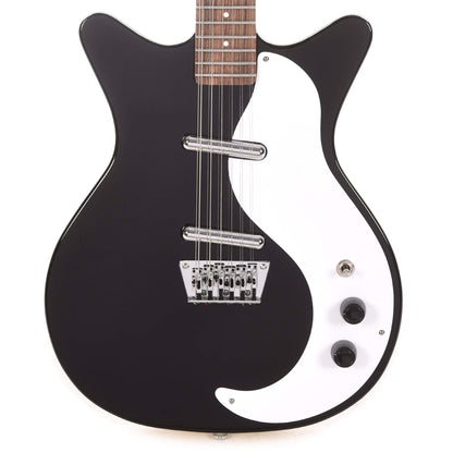 Danelectro 59DC 12-String Gloss Black Electric Guitars / 12-String