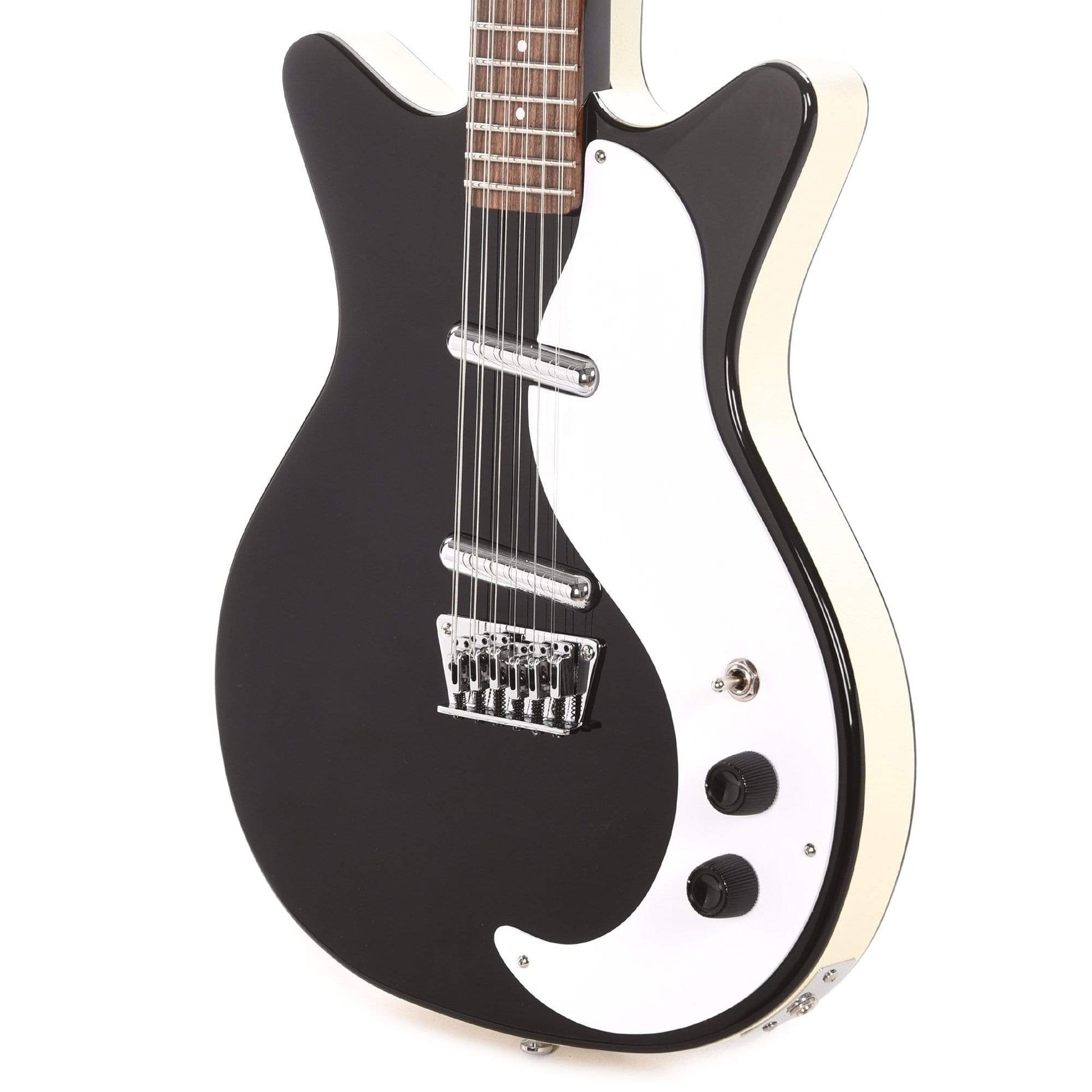 Danelectro 59DC 12-String Gloss Black Electric Guitars / 12-String