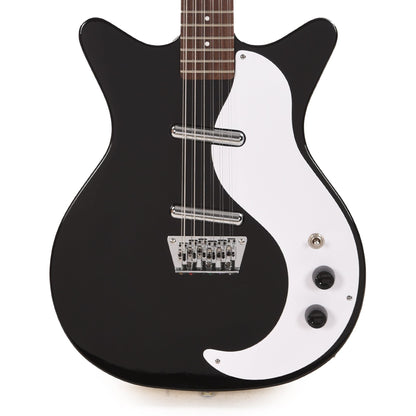 Danelectro 59DC 12-String Gloss Black Electric Guitars / 12-String