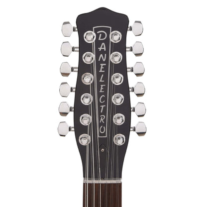 Danelectro 59DC 12-String Gloss Black Electric Guitars / 12-String