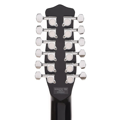 Danelectro 59DC 12-String Gloss Black Electric Guitars / 12-String