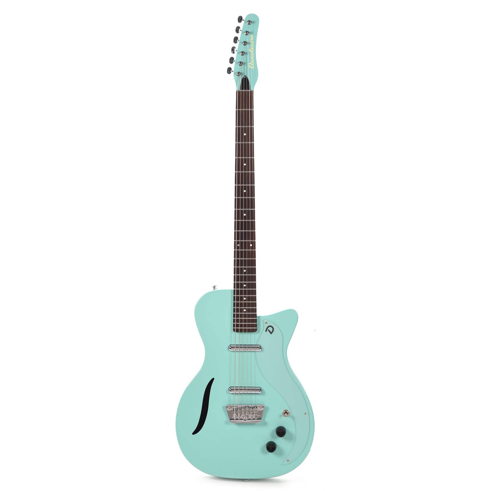 Danelectro '56 Vintage Baritone Dark Aqua Electric Guitars / Baritone