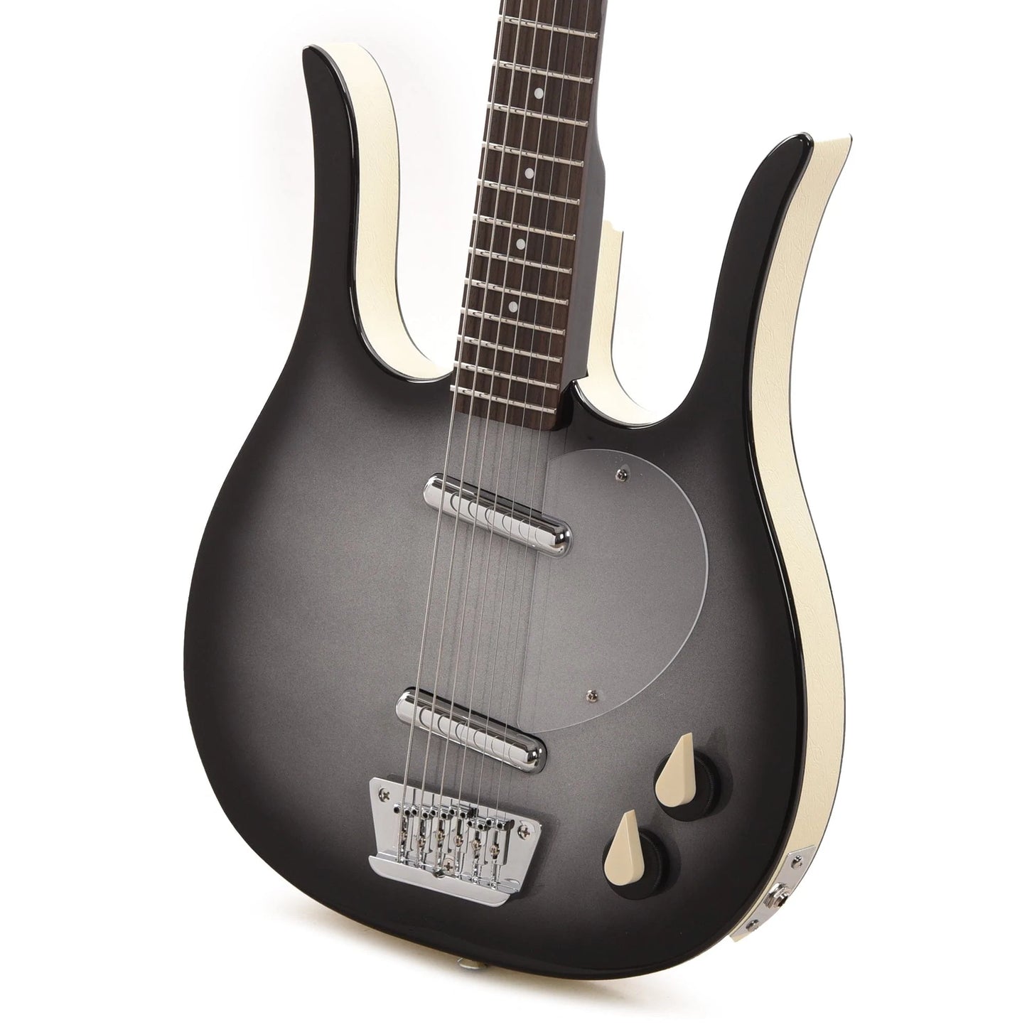 Danelectro Longhorn Baritone Black Burst Electric Guitars / Baritone