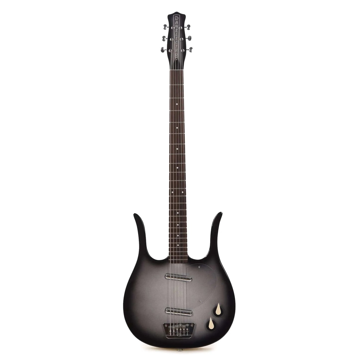 Danelectro Longhorn Baritone Black Burst Electric Guitars / Baritone