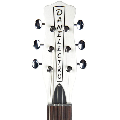 Danelectro 59M Spruce White Pearl/Black Electric Guitars / Semi-Hollow